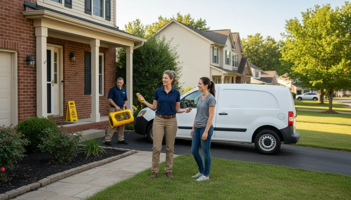 Residential water damage restoration in Ainsworth, NE